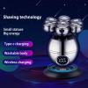 Head Shavers for Bald Men, 7D Floating Cutter Head Base Charging Portable Electric Shaver for Men Face Beard Trimmer Clipper Man Waterproof Shaving Machine (Color : 5 IN 1) view 2
