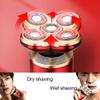 Head Shavers for Bald Men, 5 in 1 Men Electric Shaver for Men Razor Beard Trimmer 5D Floating Shaver Bald Head Shaving Machine Men's Grooming Set (Color : RED) view 4