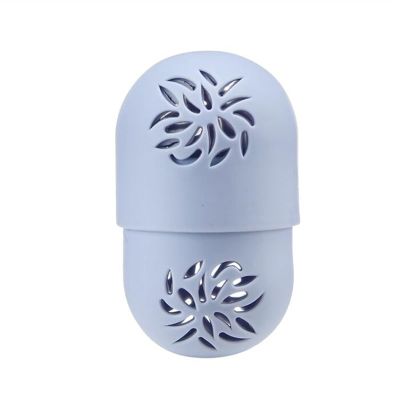GUIPAIHAI Portable Makeup Sponge Holder Soft Silicone Cosmetic Puff Storage Box Cleaning Drying Case Make Up Tool (Color : Blue)