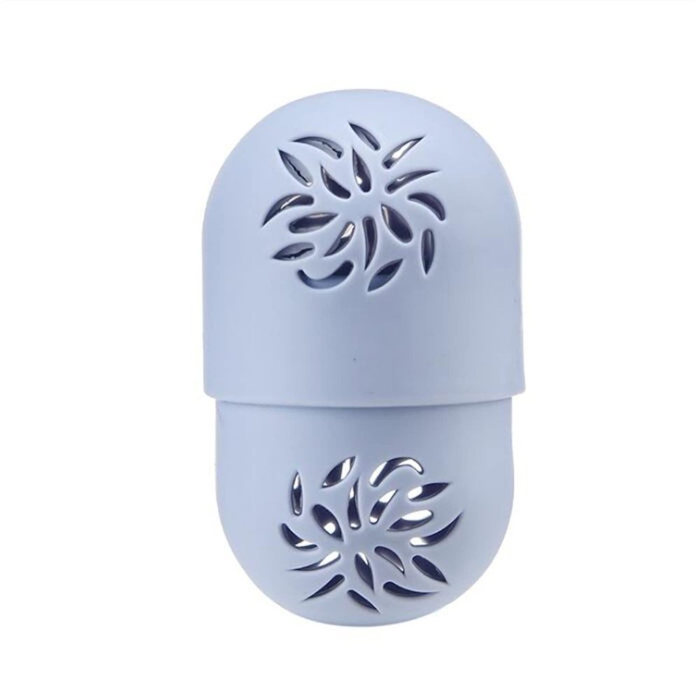 GUIPAIHAI Portable Makeup Sponge Holder Soft Silicone Cosmetic Puff Storage Box Cleaning Drying Case Make Up Tool (Color : Blue)