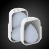 GUIPAIHAI Silicone Makeup Sponge Storage Case Multi-Hole Beauty Sponge Holder Cosmetic Container Stand Makeup Puff Drying Case (Color : White) view 2