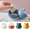 GUIPAIHAI Sponge Storage Case Makeup Puff Holder Cosmetic Egg Box Transparent Puffs Drying Rack Makeup Tool (Color : Blue) view 4