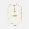 GUIPAIHAI Cute Shape Makeup Sponge Rack Puff Holder Beauty Egg Bracket Box Dryer Cosmetic Organizer Shelf Storage Tools (Color : Gold) view 1