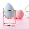 GUIPAIHAI Cute Shape Makeup Sponge Rack Puff Holder Beauty Egg Bracket Box Dryer Cosmetic Organizer Shelf Storage Tools (Color : Gold) view 2