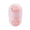 BLYWO GUIPAIHAI Portable Makeup Sponge Holder Soft Silicone Cosmetic Puff Storage Box Cleaning Drying Case Make Up Tool (Color : Pink) view 1
