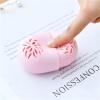 BLYWO GUIPAIHAI Portable Makeup Sponge Holder Soft Silicone Cosmetic Puff Storage Box Cleaning Drying Case Make Up Tool (Color : Pink) view 4