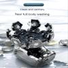 Head Shavers for Bald Men, 8-Blade DIGITAL DISPLAY MULTI-FUNCTION RAZOR Electric Razor Body Wash Men's Rechargeable Shaving Head Self-Shaving Bear USB Charging (Color : 5 in 1+2 cutter heads) view 4