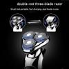 Head Shavers for Bald Men, Wet dry electric shaver facial electric razor for men male beard shaving machine rotary head usb rechargeable 2in1 grooming kit view 3