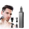 ELORES Ear and Nose Hair Trimmer for Men & Women, 4 in 1 Electric Eyebrow Trimmer Painless Nose Clippers Facial Hair Remover Waterproof with Dual Edge Blades view 1