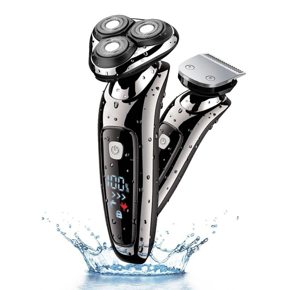Head Shavers for Bald Men, Waterproof powerful electric razor for men body beard hair trimmer rechargeable electric shaver man face shaving machine kit