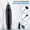 ELORES Ear, Nose & Brow Trimmer Clipper  Painless Eyebrow & Facial Hair Detail Trimmer for Men & Women, Battery Operated Electric Groomer view 3