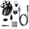 Head Shavers for Bald Men, 5-blade LCD display wet dry beard facial body electric shaver men hair electric razor bald shaving machine waterproof kit (Color : 5in1) view 1