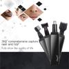 ELORES Electric Nose and Ear Hair Trimmer,Professional USB Rechargeable Painless Eyebrow and Facial Hair Trimmer for Men and Women,Nose Hair Clipper view 3