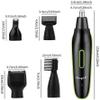 ELORES Ear and Nose Hair Trimmer for Men,Professional USB Rechargeable Nostril Nasal Hair Vacuum Cleaning System,5 in 1 Lightweight Waterproof Hair and Beard Clippers for Women view 2