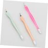 FOMIYES 30pcs Ergonomic Cuticle Pusher and Dead Skin Fork Nail Care Tool for Manicure Handle Fork Multi-color Random view 3