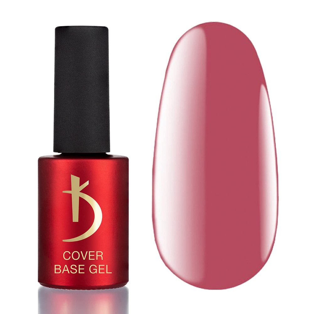 kodi professional Cover Base Gel 7ml Base for Natural and Artificial Nails Self Levelling Nail Repair Protection Gel with Viscous Consistency  Ideal for Home and Salon Use (10)