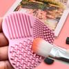 Alipis 6pcs Cleaners Tools Heart-shaped Scrubber Multifunctional Pads Maps Brush Shaped Cleansing Cleaning Washing Practical Makeup Color Portable Heart for Mixed view 2