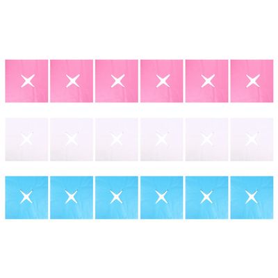 FOMIYES 300pcs Disposable Face Massage Hollow Pads Non-woven Massage Towels for Spa and Salon Use Breathable Cradle Covers for Comfortable Facial Treatments