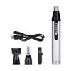 ELORES Ear and Nose Hair Trimmer Professional Painless Eyebrow Facial Ear Hair Trimmer Clipper for Men and Women, IPX7 Waterproof Dual Edge Blades for Easy Cleansing view 1