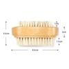 FOMIYES 9pcs Double-Sided Wooden Bristle Nail Brush for Nail Cleaning and Art Gentle Skin for Manicure and Design view 2