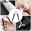 ULTECHNOVO 2 Pcs Elegant Nail Cuticle Trimmer Precision Cuticle Cutters for Nails Dead Skin Trimmer for Friends Family view 3