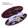 Facial Hair Removing Tool, Facial Hair Epilator Ideal Gifts Facial Hair Threading Removal Comfortable Purple Portable Facial Hair Remover with 10 Cotton Lines for Women(Glasses boxed) view 4
