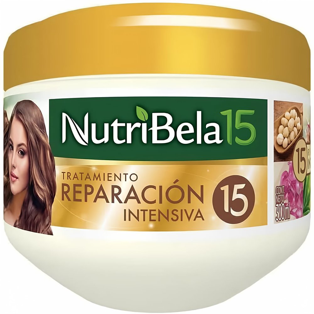 Tratamiento Reparacion Intensiva Nutribela15 Reconocidos Ingredientes | Intensive Repair Treatment 15 Ingredients 10.1oz-300ml