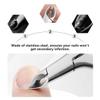 ULTECHNOVO 3pcs Sturdy Dead Skin Removing Tool Compact Nail Cuticle Trimmer Fashionable Black Design for Daily Use Stainless Steel Cuticle Nipper Precision Dead Skin Scissor for Manicure view 4