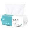 Facial Towel, 100% Plant-Based Fiber, Lint-Free Facial Towel, Extra Thick Disposable Facial Towel, Wet and Dry For Sensitive Skin, Makeup Remover, Multipurpose Cleansing Cloth, 100 Count, 1 Pack view 1
