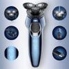 BUZZNN Electric Razor for Men, Electric Shavers for Men Cordless Rechargeable, Wet/Dry Mens Shaver, Waterproof, 3D Rotary Mens Razor (Blue) view 2