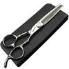 6/7 inch professional hairdressing scissors set exquisite rose pattern hairdressing special scissors styling tool stainless steel multifunctional hairdressing set (6in Tooth) view 1