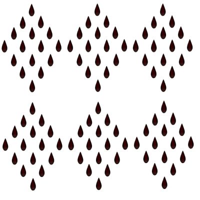 Bindi Forehead Stickers Adhesive Body Jewelry Indian Daily Use Forehead Bindi Round Dot for Women|Tear Drop Small Velvet Tilak Bindi for Women Maroon Bindis for Ladies