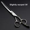 6/7 inch professional hairdressing scissors set exquisite rose pattern hairdressing special scissors styling tool stainless steel multifunctional hairdressing set (7in 3pc) view 3