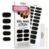 MOYOU LONDON Semi Cured Gel Nail Strips - 20 Pcs. Waterproof Gel Nail Wraps, Cures in Sunlight or UV/LED Lamp, Lasts Up to 2+ Weeks, Stretchable, Easy to Apply & Remove, Vegan & Cruelty-Free view 1