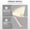 Beaupretty 9pcs Soft Makeup Kit Highlighter Brush for Face Contouring Blush Application view 4