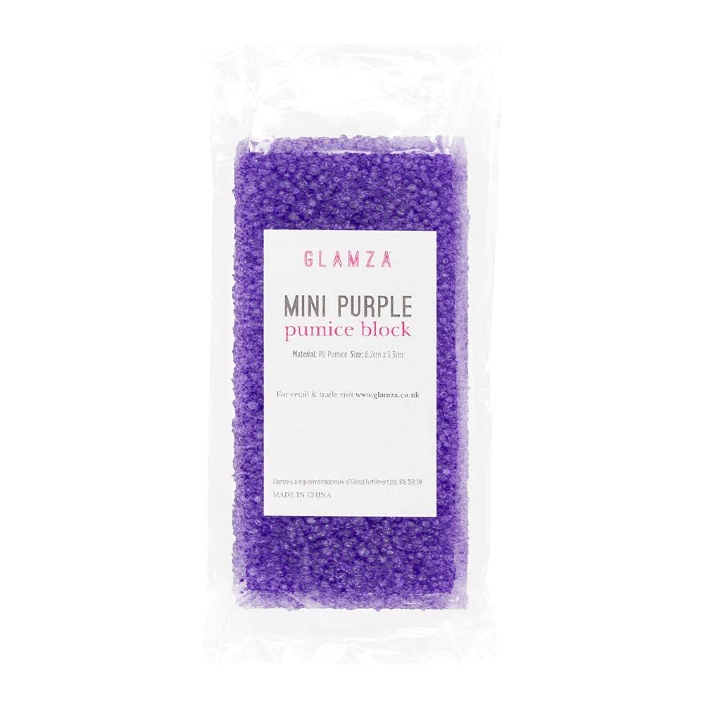 GLAMZA Mini Purple Pumice Block