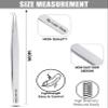 Isolation Tweezer Eyelash Extension Curved Degree Tweezers for Isolation  14cm Japanese Stainless Steel, Best for Individual Isolation & Classic Lashes Eyelash Twisers (Silver Pantone) view 3