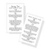 Lashicorn Spray Tan Pre and Post Care Aftercare Instructions | 50pk | How to care instructions before your spray tan Size 3.5 x 2 cards for professionals black and white view 1
