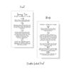 Lashicorn Spray Tan Pre and Post Care Aftercare Instructions | 50pk | How to care instructions before your spray tan Size 3.5 x 2 cards for professionals black and white view 3