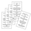 Lashicorn Spray Tan Pre and Post Care Aftercare Instructions | 50pk | How to care instructions before your spray tan Size 3.5 x 2 cards for professionals black and white view 4