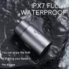 Electric Razor for Men, IPX7 Waterproof Induction Shaver Men's Mini Electric Razor, Rechargeable Shavers for Travel Bathe Use, Portable Wet and Dry Mens Razor,Grey view 3