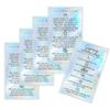 Sugaring Hair Removal Aftercare Cards | 50 Pack | Size 2x3.5 inches Business Card Size | Waxing Aftercare Kit Cards | Client Hand Out Wax Post Sugar FAQs Aftercare Faux Holographic Rainbow design view 4