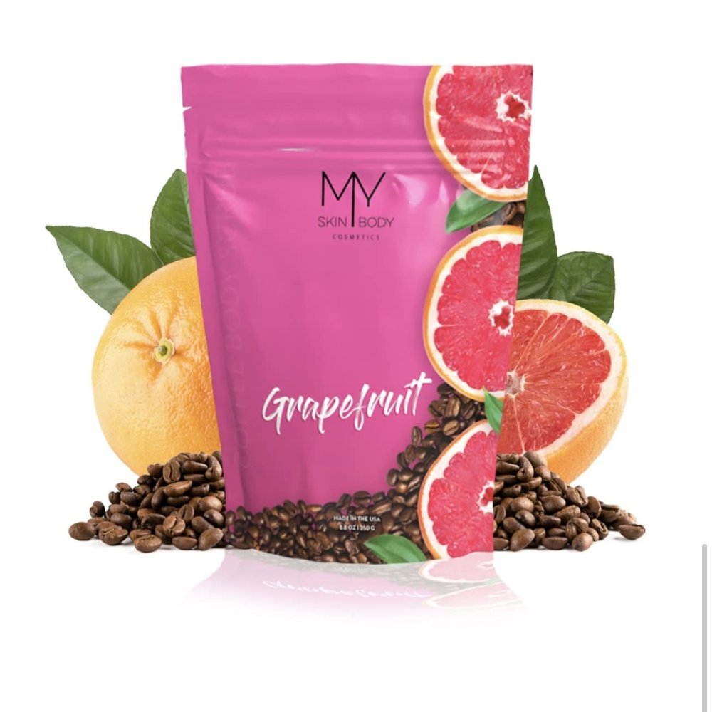 Coffee Body Scrub with Grapefruit Seed Oil-8.8 Oz