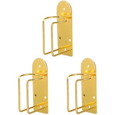 LALAFINA 3pcs Trimmer Holder Wall-mounted Clipper Stand for Barber Shop Securely Organizes Hair Clippers and Shaving Razors Keeps Workstation Tidy and Accessible