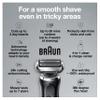 Braun Electric Razor for Men, Waterproof Foil Shaver, Series 7 7075cc, Wet & Dry Shave, with Beard Trimmer, Rechargeable, with Clean & Renew Refill Cartridges, 6 Count view 2