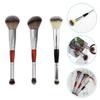 FOMIYES 9pcs Makeup Supplies Portable Double-ended Brush for Eye Shadow Blush Highlighter view 2