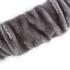 Grey Velour Fabric Flex HeadBand/Head Band view 3