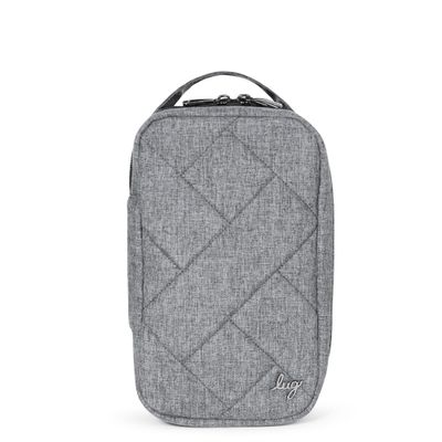 Lug Hover Cosmetic Pouch, HEATHER GREY