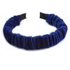 Royal Blue Velour Fabric Flex HeadBand/Head Band view 4