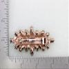 Faship Gorgeous Green Rhinestone Crystal Floral Hair Barrette Clip view 4